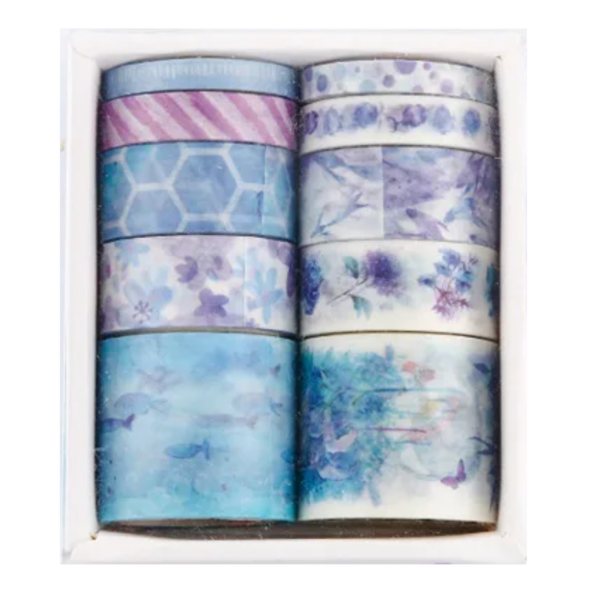 washitape - Azul - Flores