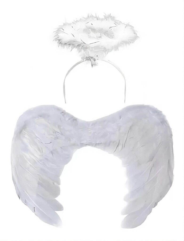 Alas De Angel + Halo Aureola - Blancas