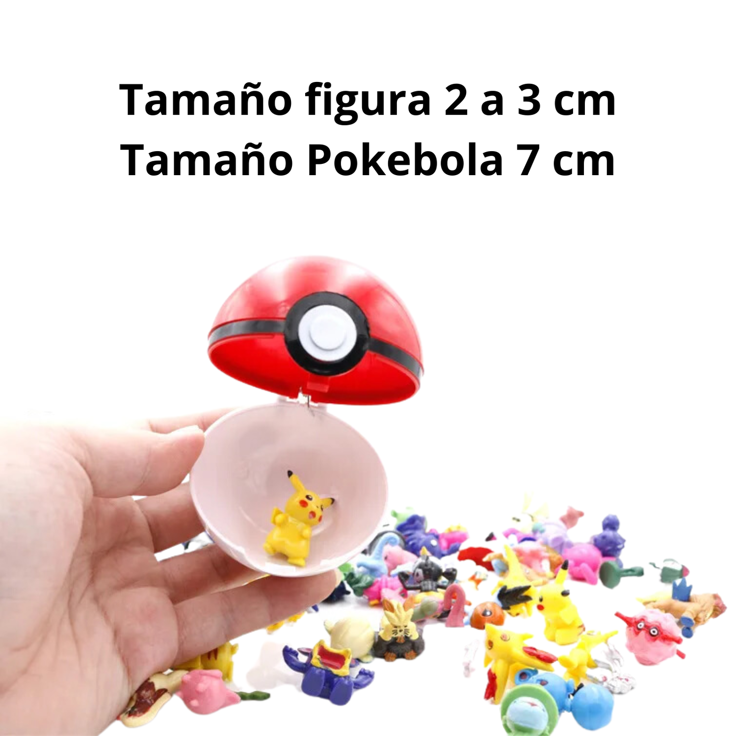 Pokebola con 24 figuras - Great Ball - Buena bola - Imagen 2