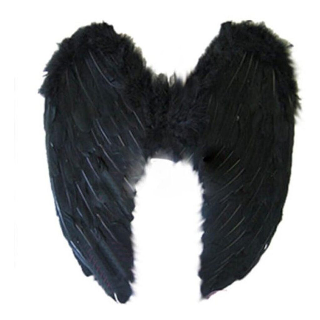 Alas De Angel De Plumas - Negras