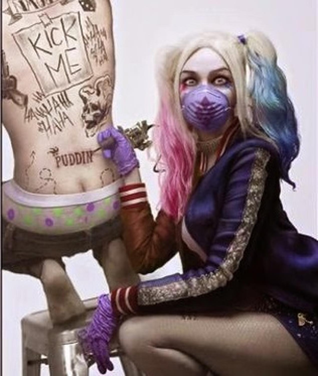 Tatoo Harley Quinn - Cosplay - Disfraz - Versión 3 - Grande - Imagen 4