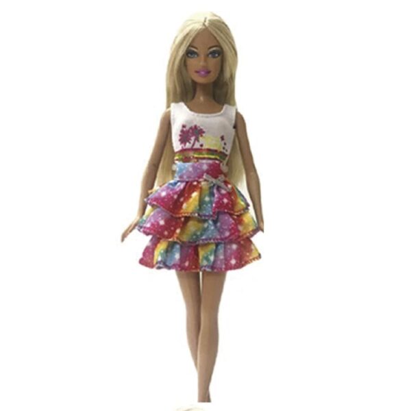Ropa para Muñeca - Vestido Multicolor 2