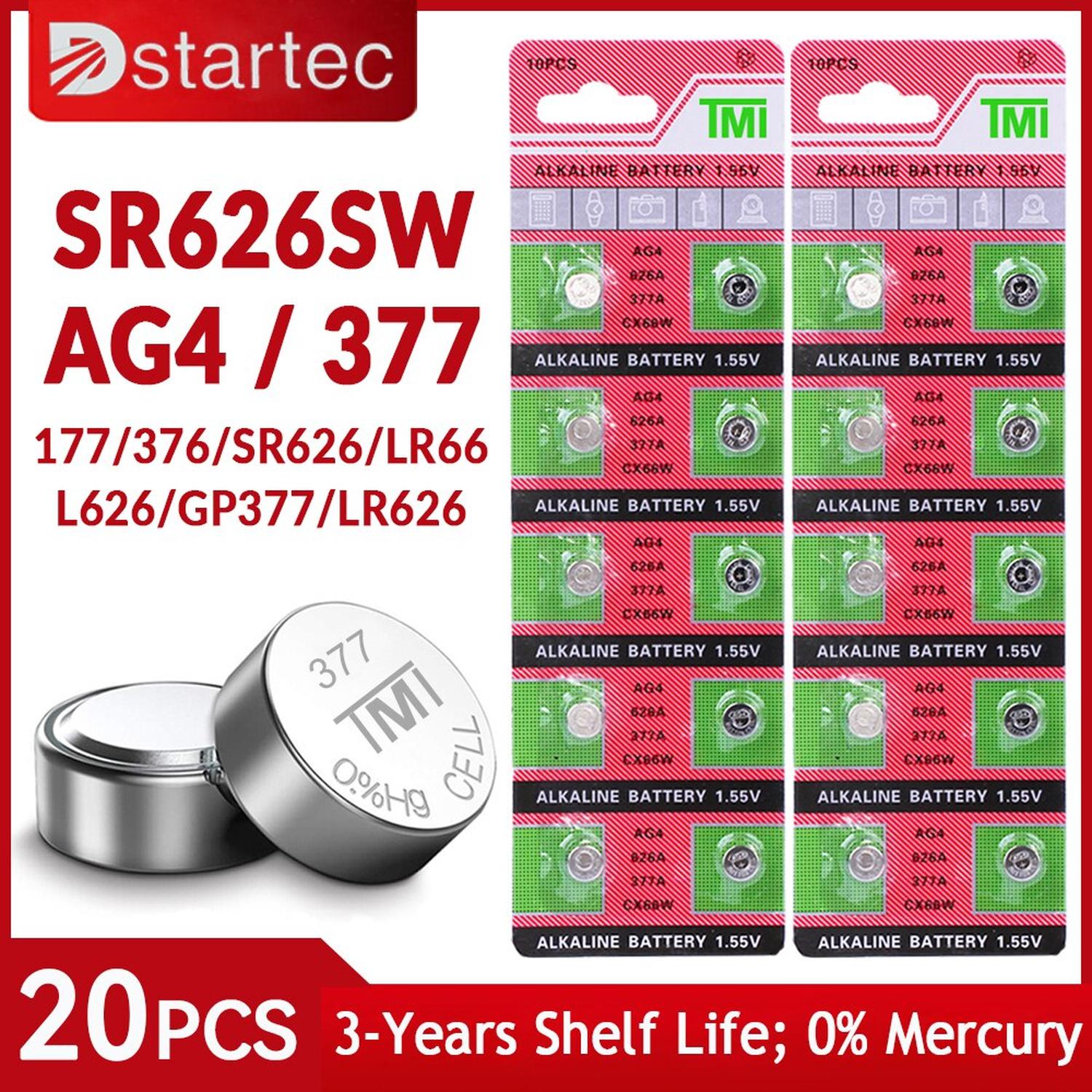 10 un. Pilas para reloj - 3770 - Imagen 2