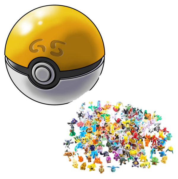 Pokebola con 24 figuras - GS Ball - Bola GS