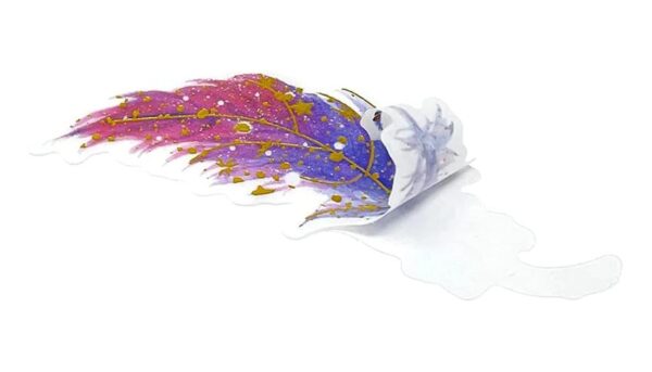 40 Sticker Scrapbook Diseños - Pluma - Surtidas