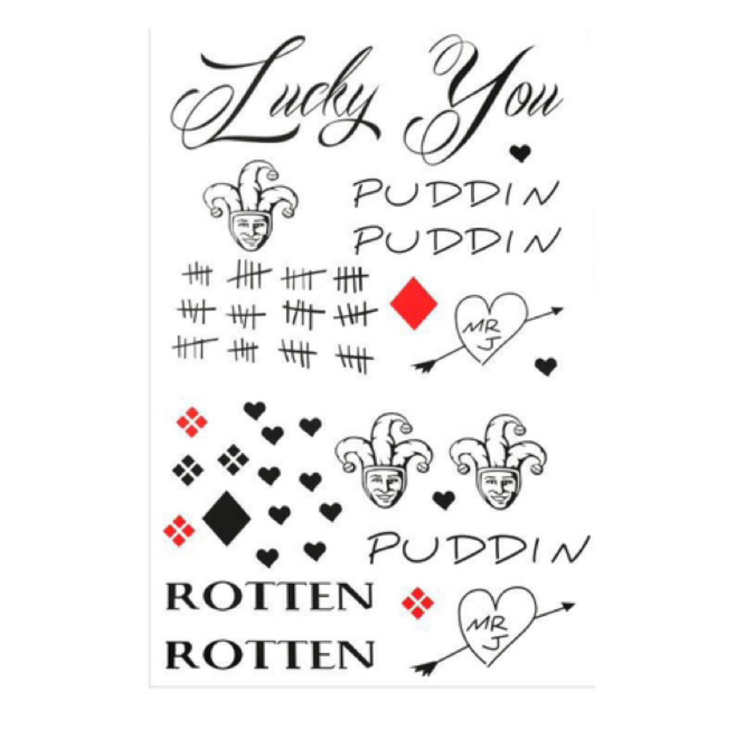 Tatoo Harley Quinn - Cosplay - Disfraz - Versión 3 - Grande - Imagen 2