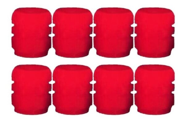 Tapas Válvula Brillan En La Oscuridad Rojo