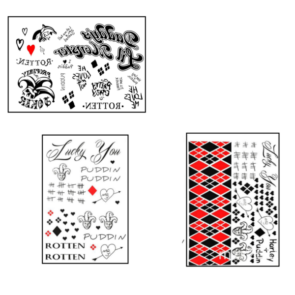 Tatoo - Harley Quinn - 3 versiones - Grande