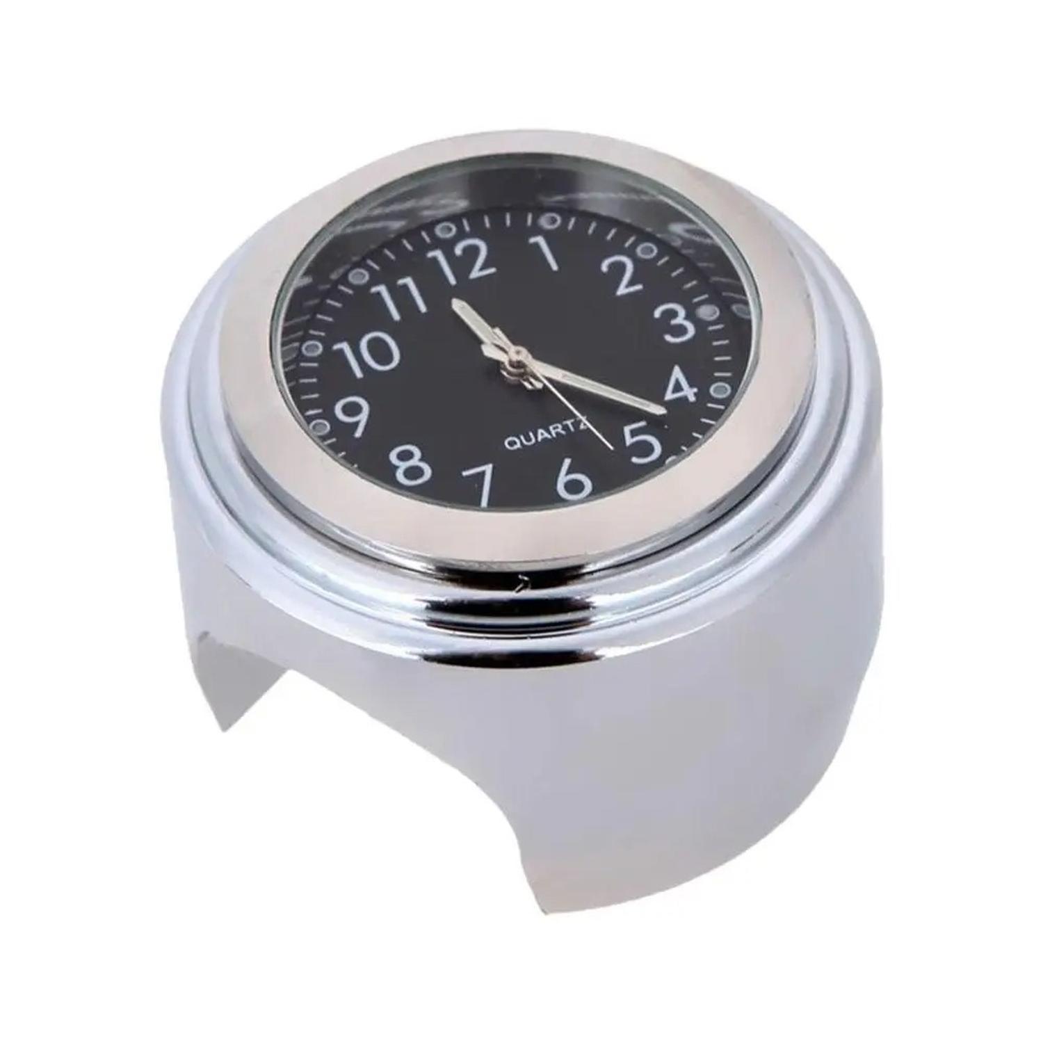 Reloj para moto - Cromaro - Fondo Negro