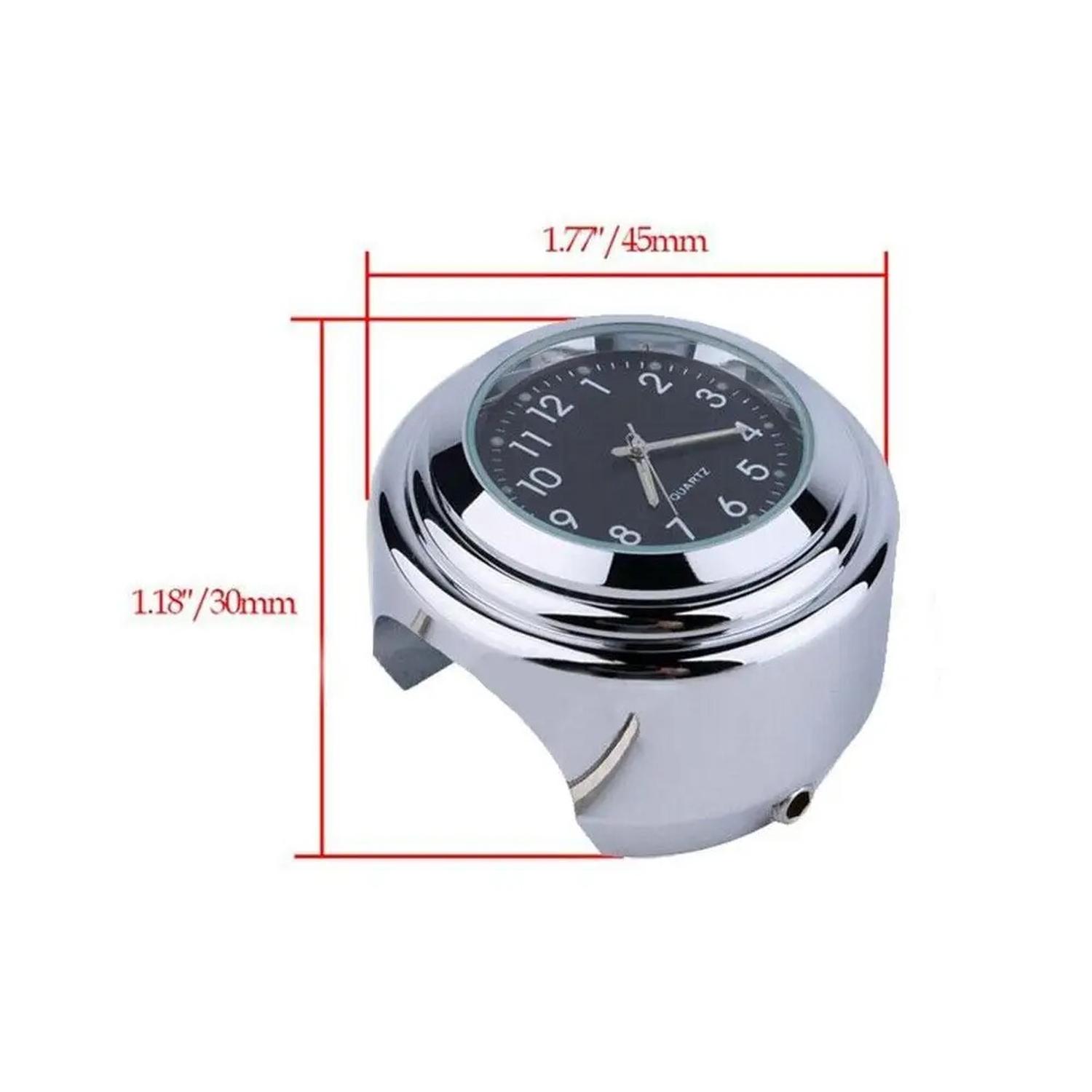 Reloj para moto - Cromaro - Fondo Negro - Imagen 3