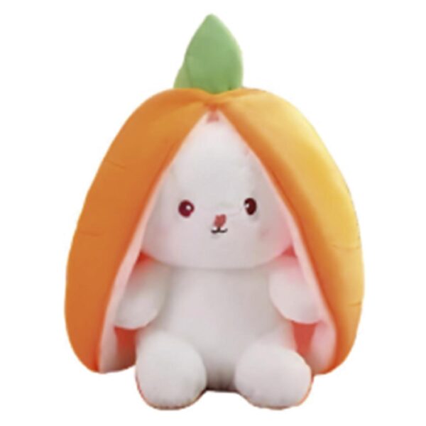Conejo Peluche Trasnformable - Salmon - Zanahoria