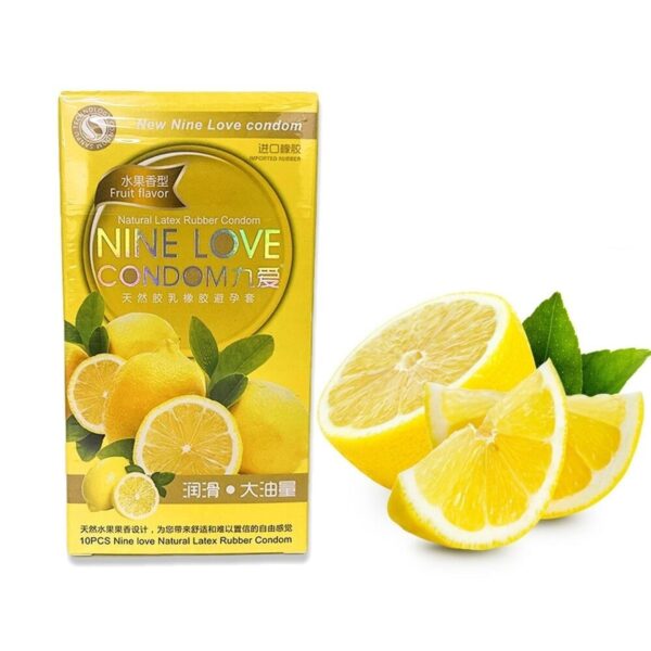 Preservativos De Aceite Para Hombre Y Mujer - Limón