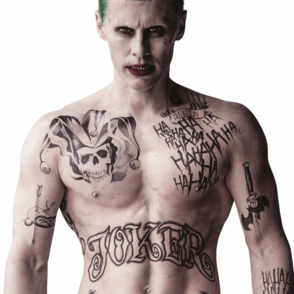 Tatuaje Temporal Cosplay Joker - Guasón - Versión 1