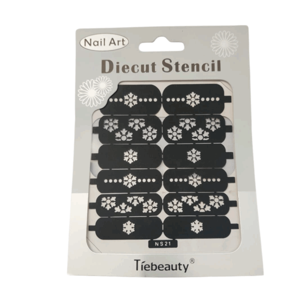Plantillas Uñas Flores - S21