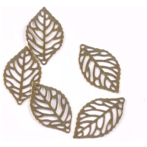 10 Hojas Metálicas Para Manualidades - Bronce