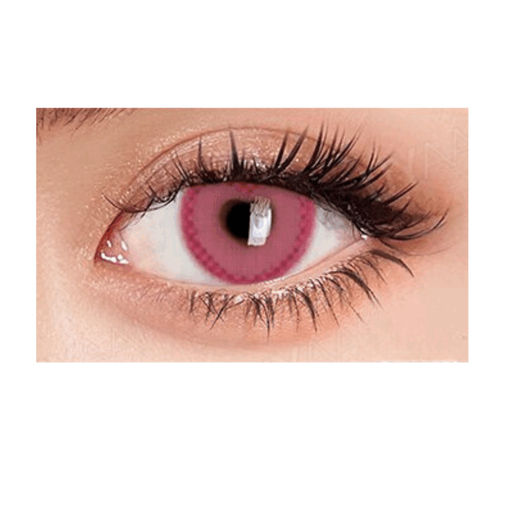 Lentes de Contacto - Fantasía - Corazón Rosado