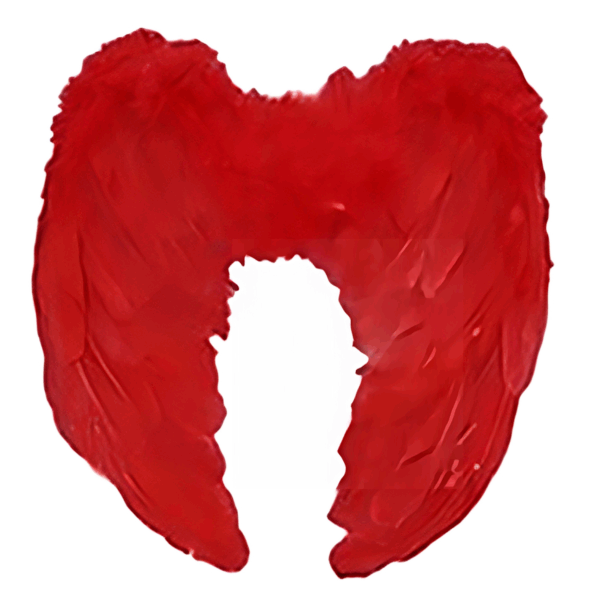 Alas de Angel de Plumas - Roja - Medianas