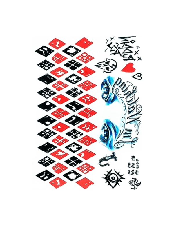 Tatoo Harley Quinn - Cosplay - Disfraz - Versión 1 - Pequeño