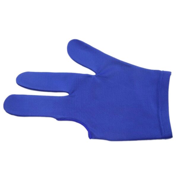 Guantes de 3 dedos para jugar pool - Azul
